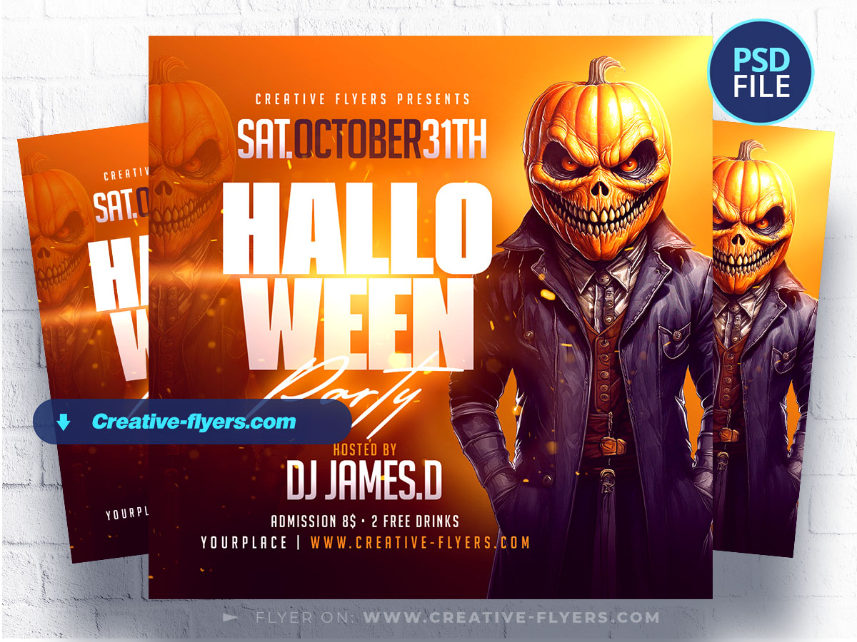 Halloween Party Flyer Halloween Flyer template