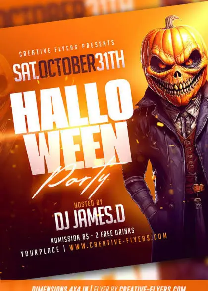 Halloween Flyer template