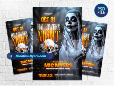 Halloween Night Flyer (2) Halloween Night template