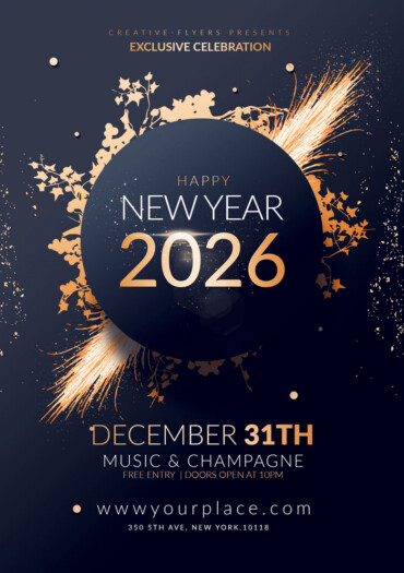 New Year-Invitation flyer to download