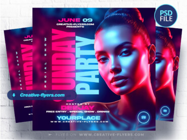 Nightclub party Flyer (2) Nightclub Flyer to download