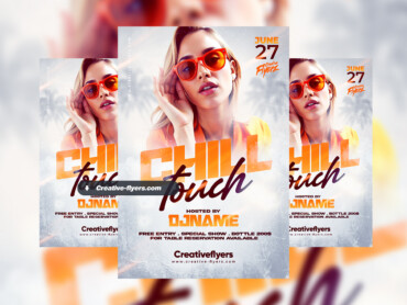 CHill Party Flyer (2) Chill party flyer template