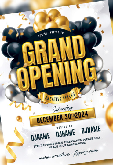 Grand Opening Poster