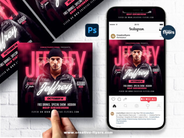 Night Club Psd Flyer (3) NightClub concert flyer
