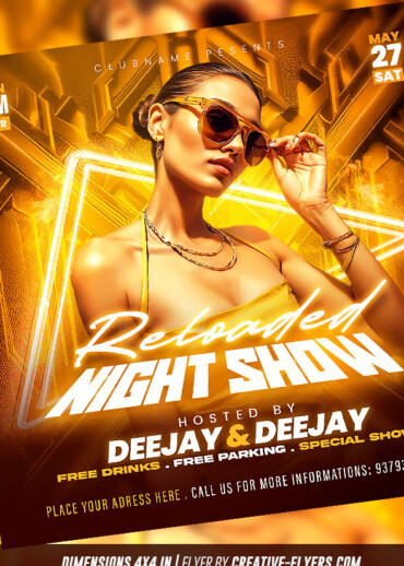 Nightclub Show Flyer