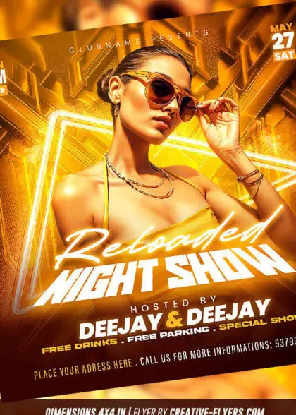 Nightclub Show Flyer