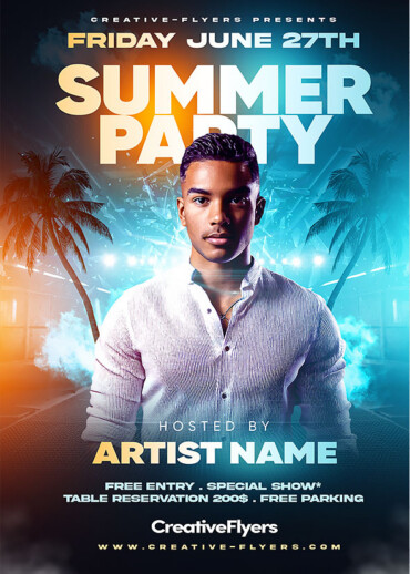 Customizable Photoshop poster