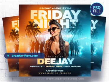 Promotional Nightclub flyer (2) Promotional design to download