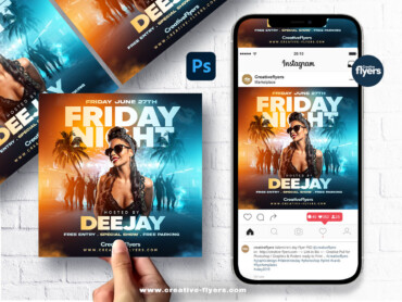 Promotional Nightclub flyer (3) Promotional design to download