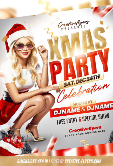 Christmas party flyer