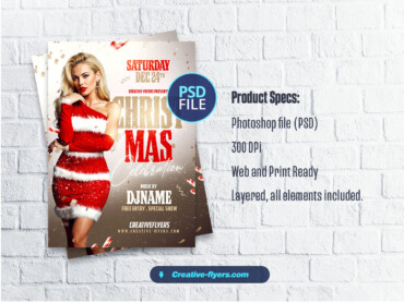 Christmas Celebration Flyer (3) Christmas Celebration Flyer