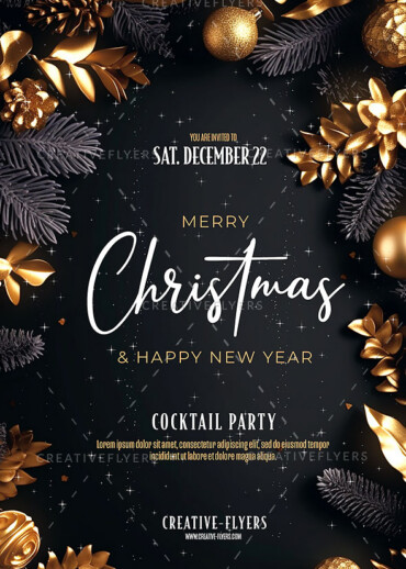 Elegant christmas Flyer