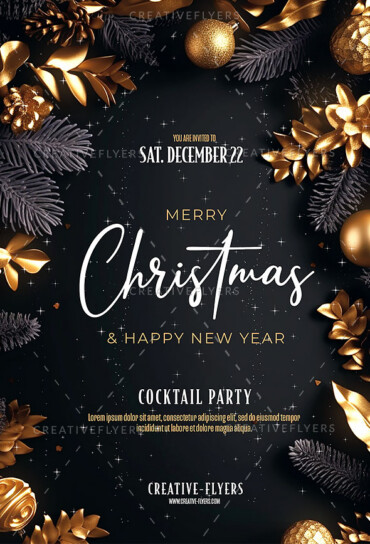 Elegant christmas Flyer