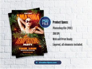 Jungle Party Flyer (6) Jungle Party Flyer