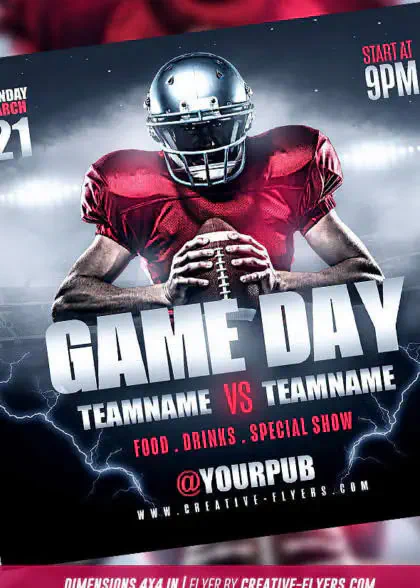 Football flyer Design