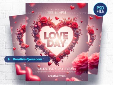 Love Night Flyer Template (2) Love Night Flyer Template