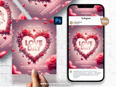 Love Night Flyer Template (3) Love Night Flyer Template