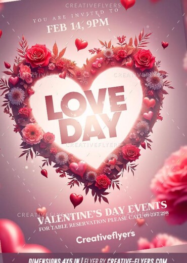 Love Flyer Template