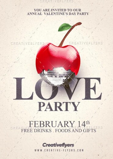 Love Party Invitation