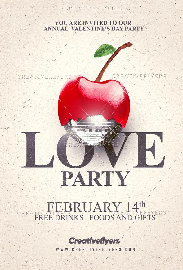 Love Party Invitation