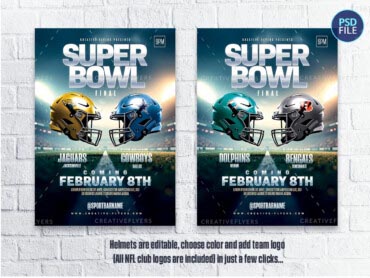 Super Bowl Final Showdown Flyer (4) Super Bowl Flyer