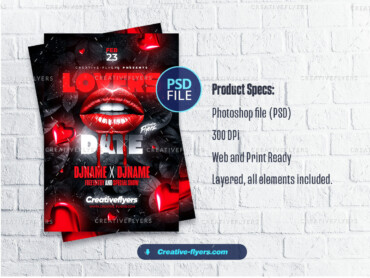 Valentines Day Party Flyer (3) Valentines Day Flyer