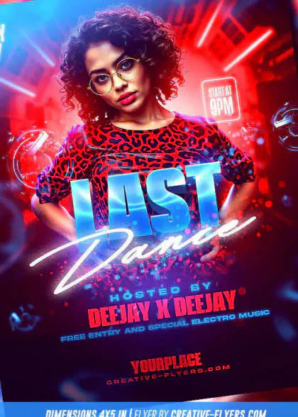 Electro Dance Party Flyer