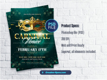 Elegant Venice Carnival Flyer (3)