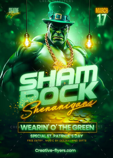 St. Patrickโs Party Flyer
