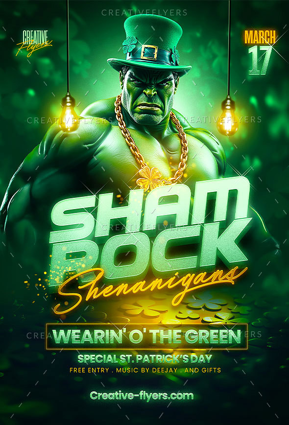 St. Patrick’s Party Flyer