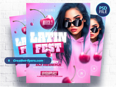 Vibrant Latin Fest Flyer (2) Latin Flyer