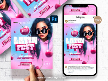 Vibrant Latin Fest Flyer (3) Latin Flyer