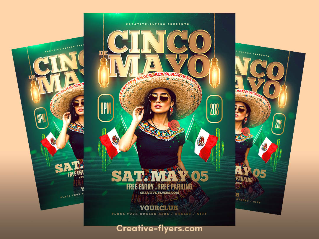 Cinco de Mayo Celebration Party Flyer