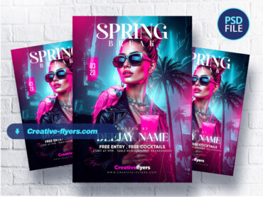 Club Flyer with Tropical Vibes (2)