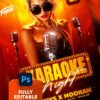 Karaoke flyer design