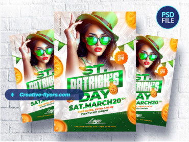 St. Patrick’s Day celebration flyer (2) St. Patrick’s Day design