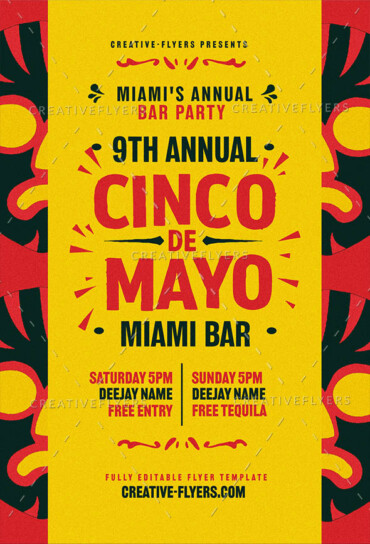 Miami Fiesta Celebration Flyer