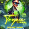 Creative and Vibrant "Tropic Vibes" flyer