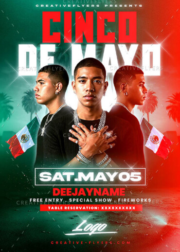 Vibrant Cinco de Mayo Celebration Flyer
