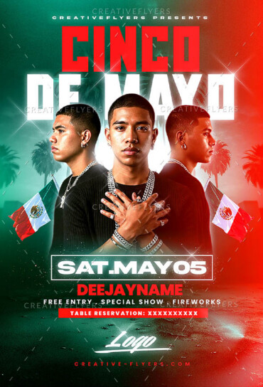 Vibrant Cinco de Mayo Celebration Flyer
