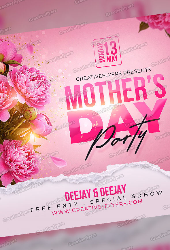 mother day flyer design