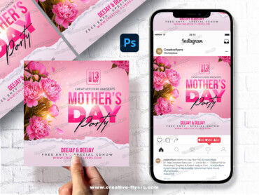 Elegant Mother's Day flyer (5) mother day flyer design