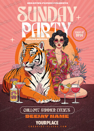 Cocktail Hour with a Tiger