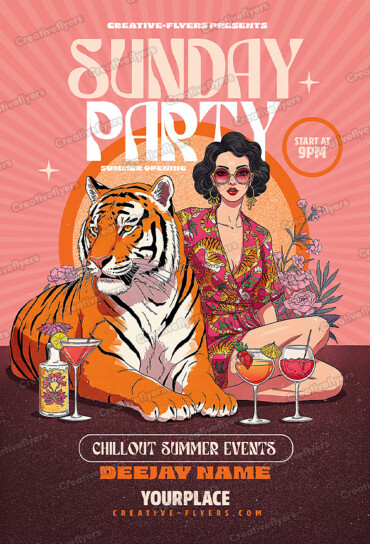 Cocktail Hour with a Tiger