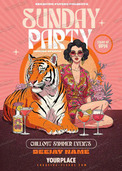 Cocktail Hour with a Tiger