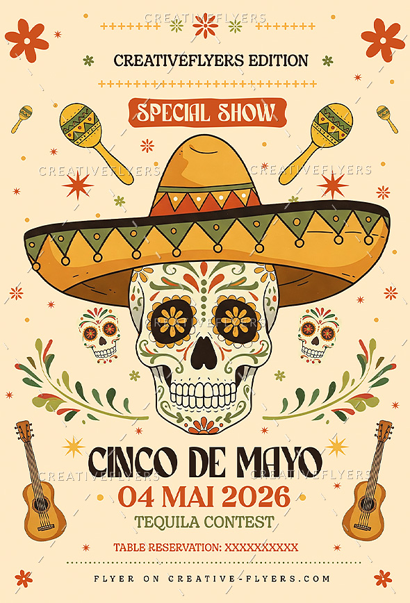 cinco de mayo Poster to edit