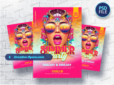 Surreal Summer Party Graphic Design (6)