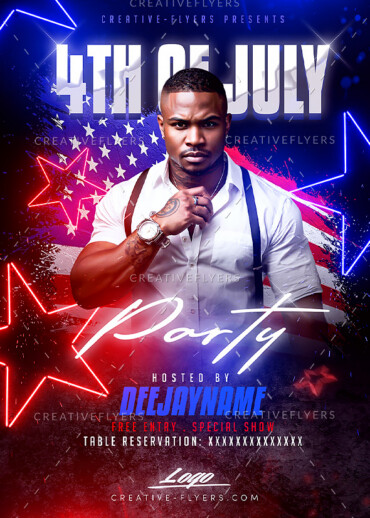 Independence day graphic design