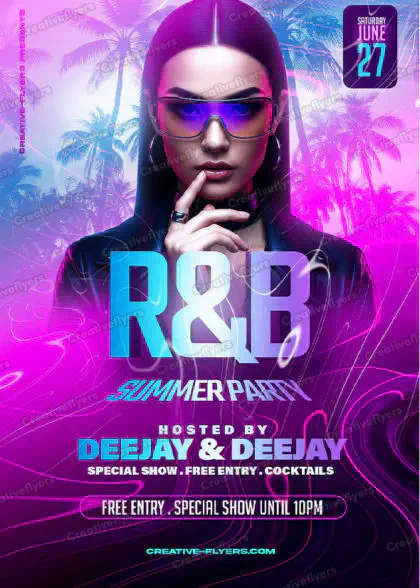 RnB Poster template