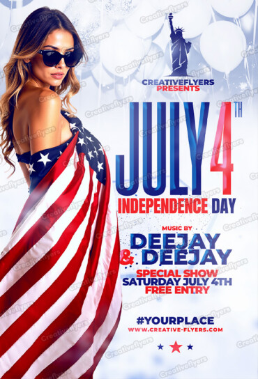 Stylish July 4 Visual